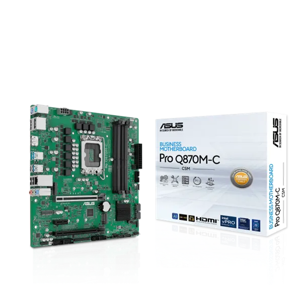 ASUS Alaplap S1700 PRO Q870M-C-CSM INTEL Q870, mATX