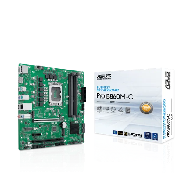 ASUS Alaplap S1851 PRO B860M-C-CSM INTEL B860, mATX