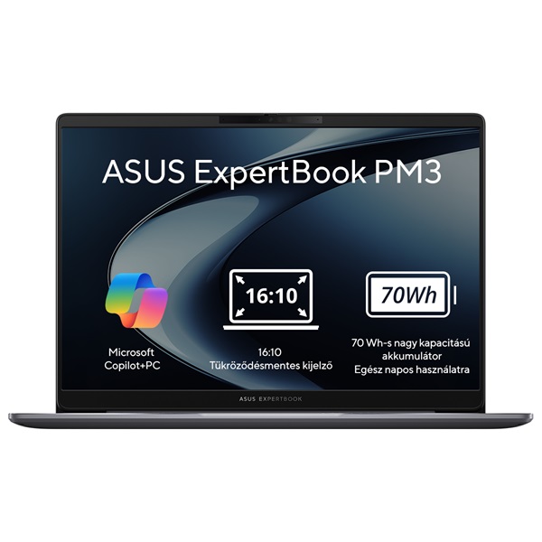 ASUS_COM_NB_Expertbook_PM3606CKA-MB0198_16_WUXGA_Ryzen_AI_5_330_16GB_512GB_M2_INT_NOOS_Szurke-i1669427.jpg ASUS COM NB Expertbook PM3606CKA-MB0198, 16" WUXGA, Ryzen AI 5 330, 16GB, 512GB M.2, INT, NOOS, Szürke - Image 1
