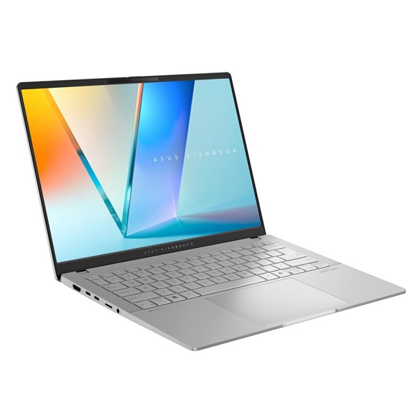 ASUS CONS NB Vivobook S14 M5406WA-QD088W 14" OLED WUXGA, Ryzen AI R9, 32GB, 1TB M.2, INT, WIN11H, Ezüst - Image 3