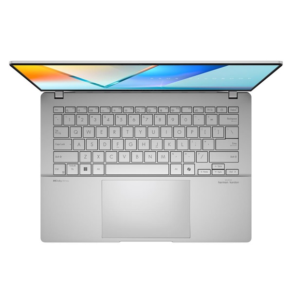 ASUS CONS NB Vivobook S14 M5406WA-QD088W 14" OLED WUXGA, Ryzen AI R9, 32GB, 1TB M.2, INT, WIN11H, Ezüst - Image 5