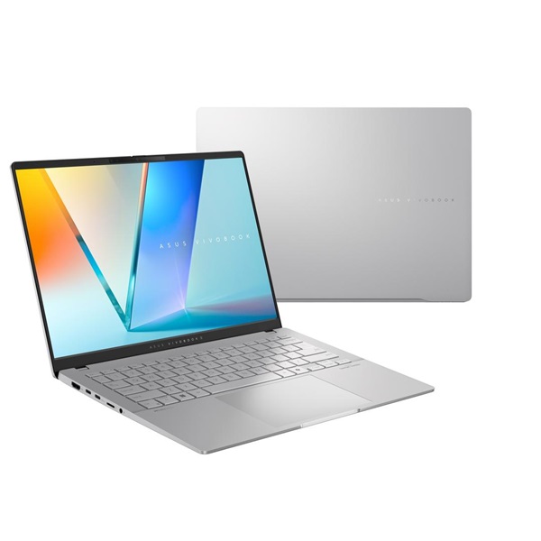 ASUS CONS NB Vivobook S14 M5406WA-QD088W 14" OLED WUXGA, Ryzen AI R9, 32GB, 1TB M.2, INT, WIN11H, Ezüst - Image 6
