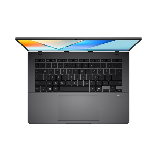 ASUS CONS NB Vivobook S S3407QA-KP014W, 14,0" WQXGA, Snapdragon X  X1 26 100, 16GB, 1TB SSD, INT, WIN11H, Szürke - Image 4