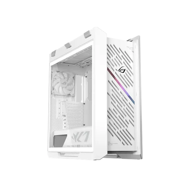 ASUS Ház ROG Strix Helios II GX601S, Tápegység nélkül, Fehér, Üvegfalú