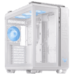 ASUS Ház TUF Gaming GT502 Plus, Tápegység nélkül, Fehér, Üvegfalú