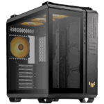 ASUS Ház TUF Gaming GT502 Plus, Tápegység nélkül, Fekete, Üvegfalú