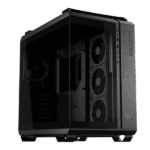 ASUS Ház TUF Gaming GT502, Tápegység nélkül, Fekete, Üvegfalú