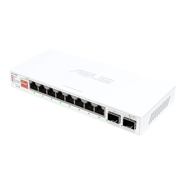 LAN/WIFI ASUS QG-U1080 Unmanaged 2.5G Ethernet Switch (100/1000/2500) - Fehér