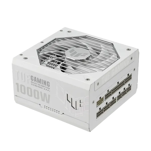 TÁP Asus TUF Gaming 1000W - TUF-GAMING-1000G-WHITE - 80+ Gold - Moduláris - fehér tápegység
