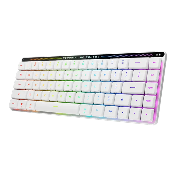 ASUS Vezetékes / Vezeték Nélküli ROG FALCHION RX Low Profile USB, Fehér