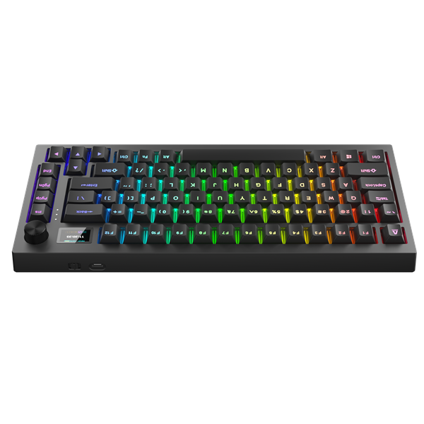 AVAX GM02 PRO 75% HUN Gasket RGB tri-mode mechanikus (Gateron sárga switch) billentyűzet - Image 3