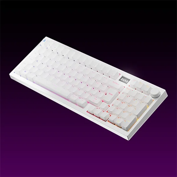 AVAX_VezetekesVezetek_Nelkuli_Billentyuzet_GM03_PRO_USB_Fekete_Mechanikus_Red_Switch_HUN_feher-i1694188.webp AVAX Vezetékes/Vezeték Nélküli Billentyűzet GM03 PRO USB, Mechanikus, Red Switch, HUN, fehér - Image 1