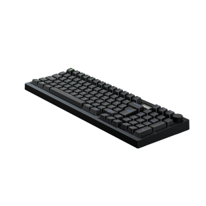 AVAX Vezetékes/Vezeték Nélküli Billentyűzet GM03 USB, Fekete, Mechanikus, Red Switch, HUN