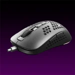AVAX LW01 PAW3327 RGB fekete gamer egér