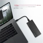 AXAGON EEM2-GTR SuperSpeed+ USB-C - NVMe M.2 THIN RIB Box Black - Image 20