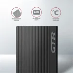AXAGON EEM2-GTR SuperSpeed+ USB-C - NVMe M.2 THIN RIB Box Black - Image 17
