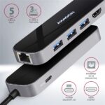 AXAGON HMC-6GL SuperSpeed USB-C Combo 6in1 Hub Black - Image 9
