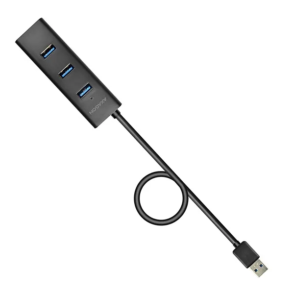 AXAGON HUE-S2BL USB3.0 Charging Hub Black - Image 7