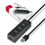 AXAGON HUE-S2BL USB3.0 Charging Hub Black - Image 16
