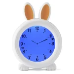Alecto BC100BUNNY Alvástréner éjszakai fény és ébresztőóra nyúl - Image 2