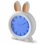 Alecto BC100BUNNY Alvástréner éjszakai fény és ébresztőóra nyúl - Image 3