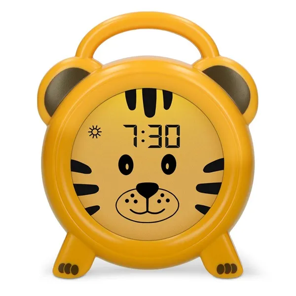 Alecto BC100TIGER Alvástréner éjszakai fény és ébresztőóra tigris
