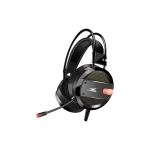 BARACUDA BGH-031B CONCH-B vezetékes gamer fejhallgató mikrofonnal, fekete