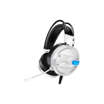 BARACUDA BGH-031W CONCH-W vezetékes gamer fejhallgató mikrofonnal, fehér