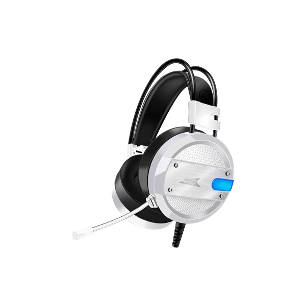 BARACUDA BGH-031W CONCH-W vezetékes gamer fejhallgató mikrofonnal, fehér