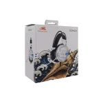 BARACUDA BGH-031W CONCH-W vezetékes gamer fejhallgató mikrofonnal, fehér - Image 5