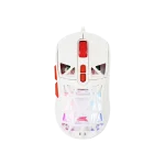 BARACUDA BGM-091W SEAL-W vezetékes gamer egér, 12800 dpi, fehér
