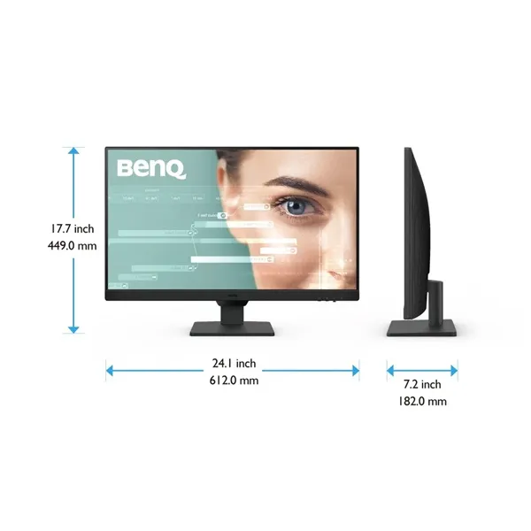 BenQ Monitor 27" - GW2790 (IPS, Eye-Care,Brightness intelligence16:9, 1920x1080, 5ms, 250cd/m2, 100Hz, HDMI/DP, Speaker) - Image 8