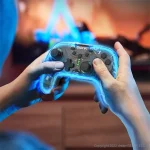 BIONIK Nintendo Switch Kiegészítő NeoGlow Vezeték Nélküli RGB Kontroller, BNK-9099 - Image 2