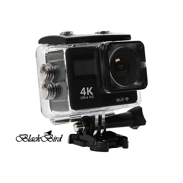 BLACKBIRD Akció Kamera 4K Wifi Magyar menü, Fekete