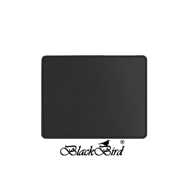 BLACKBIRD Egérpad Gamer NanoGlide  21x25cm 3mm vastag fekete varrott szegély
