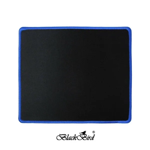 BLACKBIRD Egérpad Gamer NanoGlide  21x25cm 3mm vastag kék varrott szegély