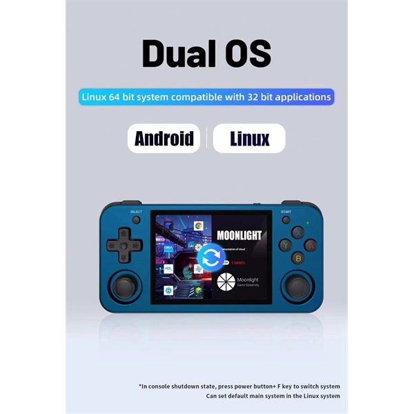 BLACKBIRD Hordozható Mini játék konzol RG353M Cortex A55/16GB, Android, Linux, Wifi, HDMI - Image 3