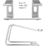 BLACKBIRD Notebook Állvány, nagyteherbírású alumínium ezüst, 10-17" - Image 2