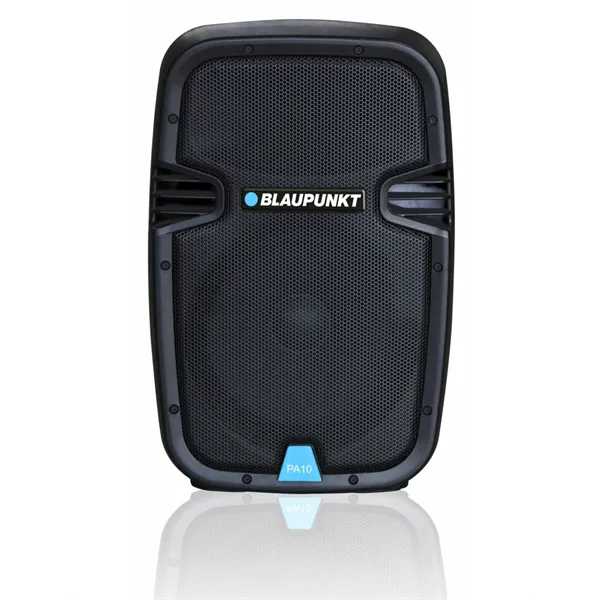 BLAUPUNKT PA10 Hordozható Bluetooth audio rendszer, 600W, RMS, FM, AUX, 1 mikrofon, Fekete (RTVBLAS006)