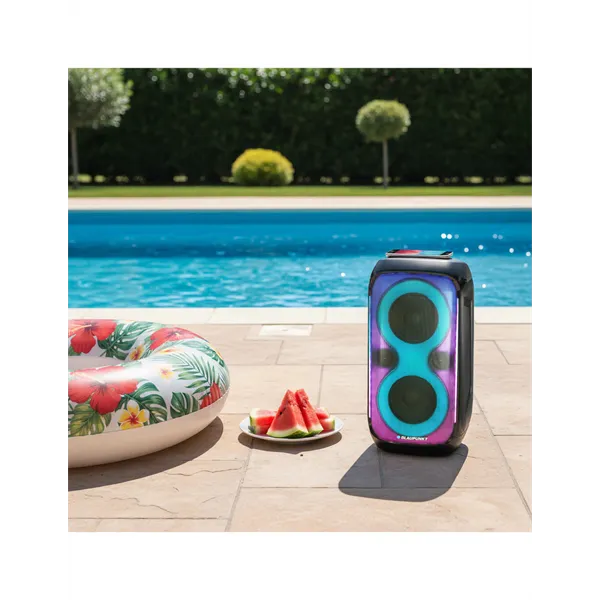 BLAUPUNKT PB60X Bluetooth Party MDF hangszóró, AUX, LED világítás, 120W, Fekete - Image 3