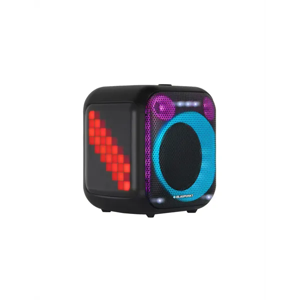 BLAUPUNKT PB6LED Hordozható Bluetooth hangszóró, LED, Karaoke, Fekete (RTVBLAS033) - Image 2
