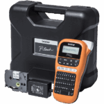 BROTHER Címkenyomtató PT-E110, ipari (kézi), 20mm/mp, QWERTY billentyűzet, TZe/HGe szalag 12mm-ig, hordtáskával - Image 6