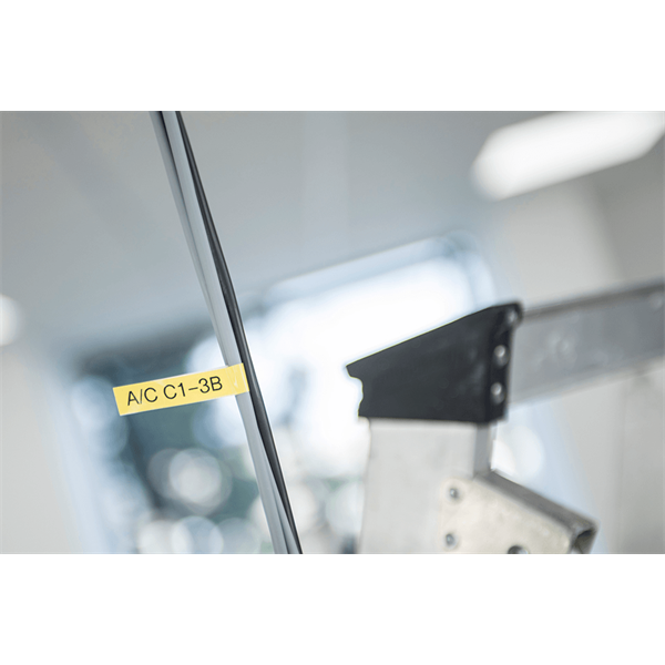 BROTHER Címkenyomtató PT-E110, ipari (kézi), 20mm/mp, QWERTY billentyűzet, TZe/HGe szalag 12mm-ig, hordtáskával - Image 5