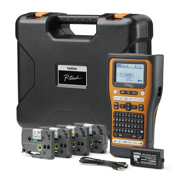 BROTHER_Cimkezo_PT-E560BTSP_QWERTY_billentyuzet_TZe_szalag_35-24mm_toltheto_akku_hordtaska_TZE_szalag_keszlet-i1482899.png BROTHER Címkéző PT-E560BTSP, QWERTY billentyűzet, TZe szalag: 3,5-24mm, (tölthető akku, hordtáska, TZE szalag készlet) - Image 1