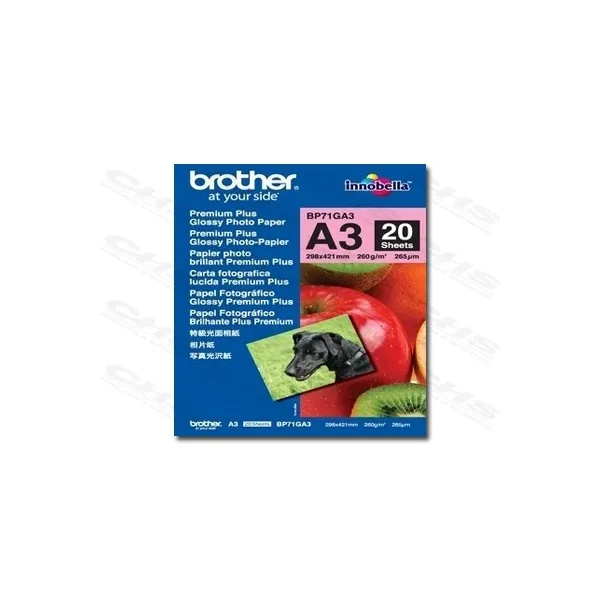 BROTHER_Fotopapir_Innobella_Premium_Plus_A3_20dbcsomag-i17825.webp BROTHER Fotópapír BP71GA3, Innobella Premium Plus A3, 20db/csomag - Image 1
