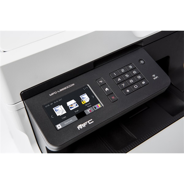 BROTHER Lézer MFP NY/M/S/F MFC-L8690CDW, A4, színes, 31 lap/perc, WiFi/LAN/USB, DADF, full duplex, 2400x600dpi, 512MB - Image 13