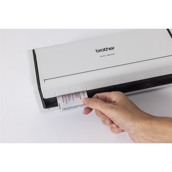 BROTHER Mobile szkenner ADS1800TC1, A4, 30 oldal/perc, USB/USB-C/Wifi  ADF, duplex, 600dpi, - Image 3