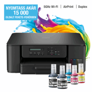 BROTHER Tintasugaras MFP NY/M/S DCP-T530W, A4, színes, 16 lap/perc, WiFi/USB, 6000x1200dpi, duplex, 128MB