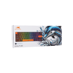 Baracuda DOLPHIN-B/BL-US, BGK-03121B/BL-US, fekete mechanikus gamer billentyűzet kék kapcsolóval, angol - Image 8