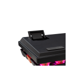 Baracuda DOLPHIN-B/BL-US, BGK-03121B/BL-US, fekete mechanikus gamer billentyűzet kék kapcsolóval, angol - Image 7